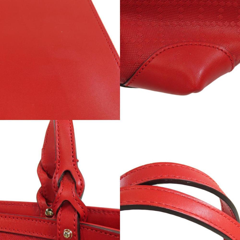Gucci Diamante Handbag Leather Red - Picture 8 of 9